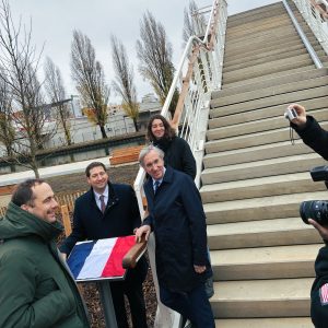 Inauguration Passerelle Bondy