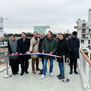 Inauguration Passerelle Bondy